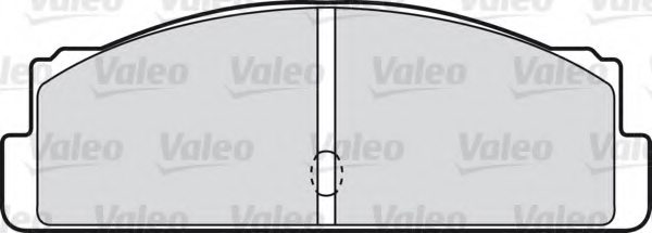 VALEO 598088 Brake Pad Set, disc brake